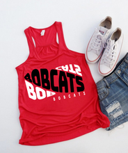 Load image into Gallery viewer, Wavy Mascot Racerback Tank Basic Print
