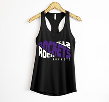 Load image into Gallery viewer, Wavy Mascot Racerback Tank Basic Print
