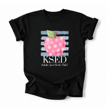 Load image into Gallery viewer, KSED Apple Dot Lines Tee Version
