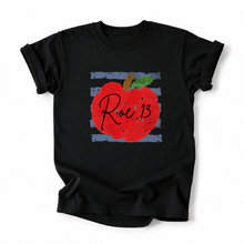 Load image into Gallery viewer, ROE 13 Distressed Lines and Apples Tee
