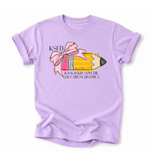Load image into Gallery viewer, KSED Pencil And Bow Tee Version
