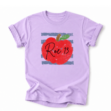 Load image into Gallery viewer, ROE 13 Distressed Lines and Apples Tee
