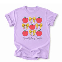 Load image into Gallery viewer, ROE 13 Apples and Pencil Bows Tee

