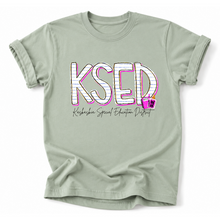 Load image into Gallery viewer, KSED Notebook Tee Version
