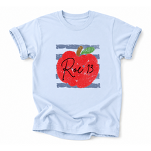 Load image into Gallery viewer, ROE 13 Distressed Lines and Apples Tee
