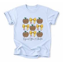 Load image into Gallery viewer, ROE 13 Leopard Apples Pencil Bow Tees
