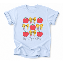 Load image into Gallery viewer, ROE 13 Apples and Pencil Bows Tee
