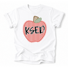 Load image into Gallery viewer, KSED Lined Apple Tee Version
