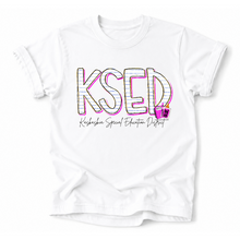 Load image into Gallery viewer, KSED Notebook Tee Version
