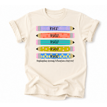 Load image into Gallery viewer, KSED Stacked Pencil Tee Version
