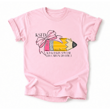 Load image into Gallery viewer, KSED Pencil And Bow Tee Version
