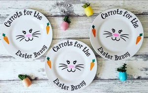Carrots For The Easter Bunny Plate